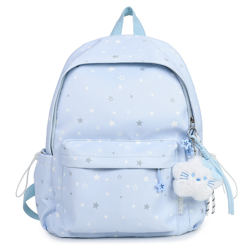 Sternmuster Plüsch Rucksack Brehn