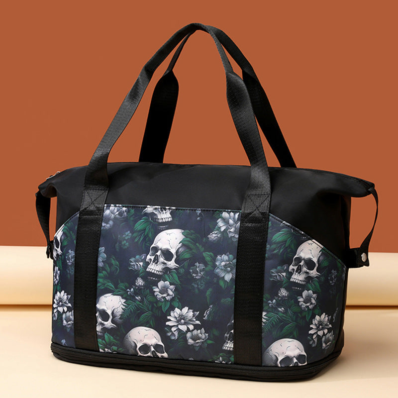 Künstlerisches Schädel-Druck Sport Duffel Tasche Brehn