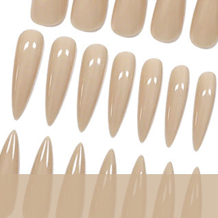 Elegante mandelförmige Acryl-Nagelerweiterungen Brehn