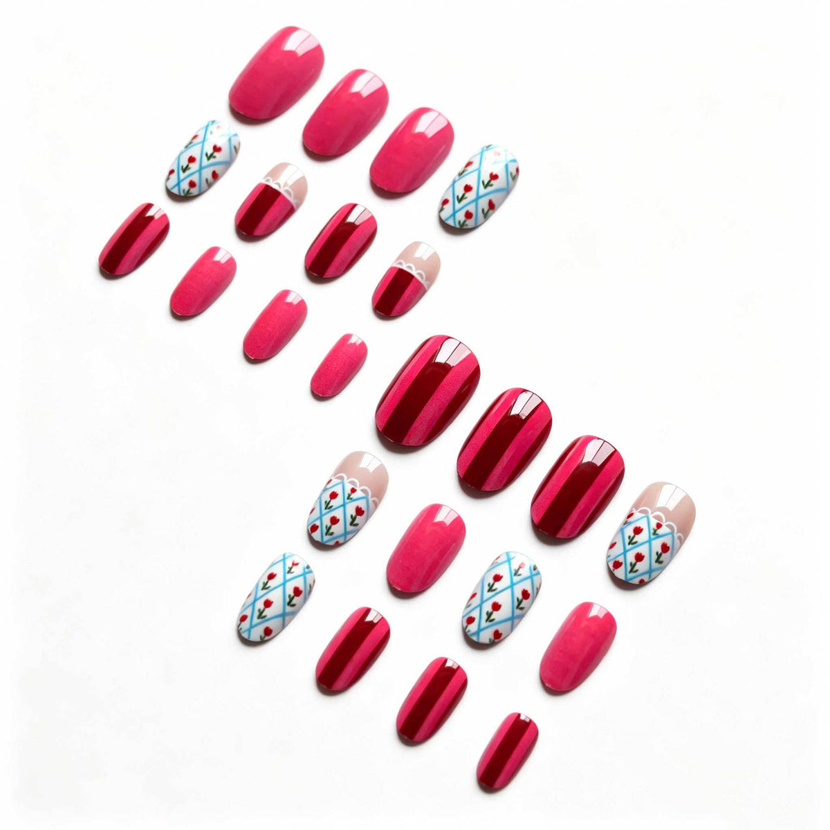 Künstlerisches Nagelkunstdesign