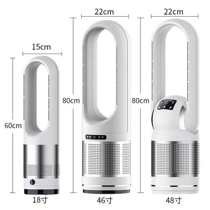 Turmventilator mit Luftreinigungsfunktion – leise, mit Filter, Fernbedienung und LED-Display, energiesparend