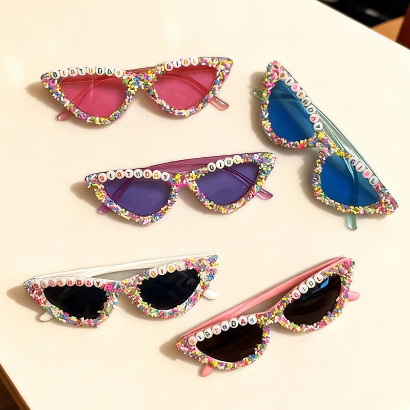 Spaß-Themen Katzenaugen Sonnenbrille Brehn