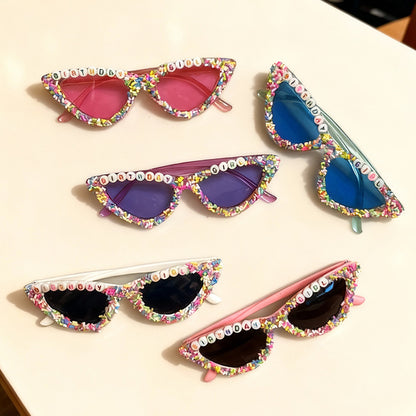 Spaß-Themen Katzenaugen Sonnenbrille Brehn