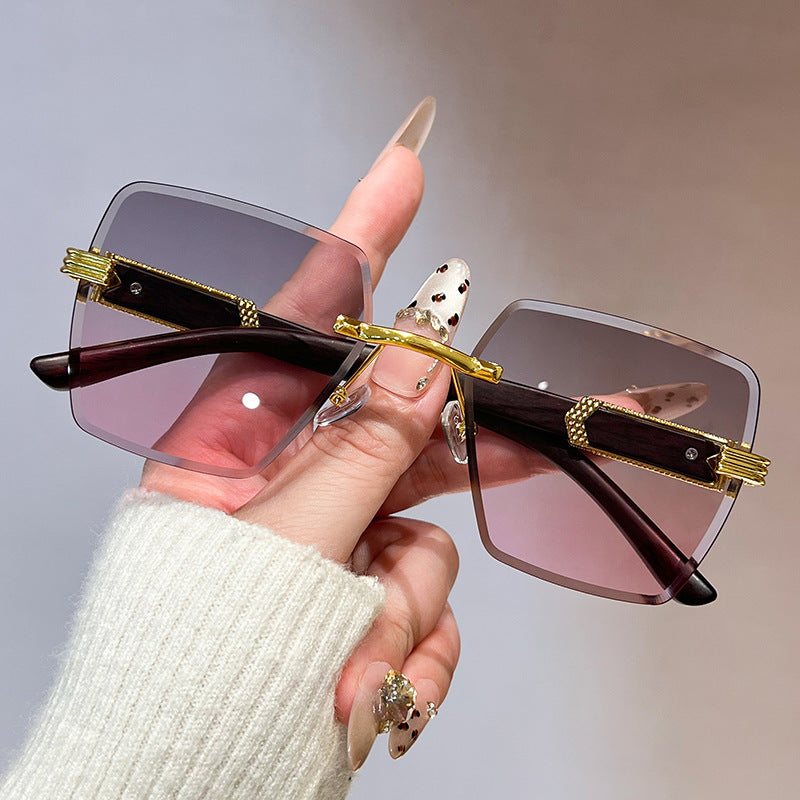 Damen stilvolle oversized quadratische Sonnenbrille Brehn
