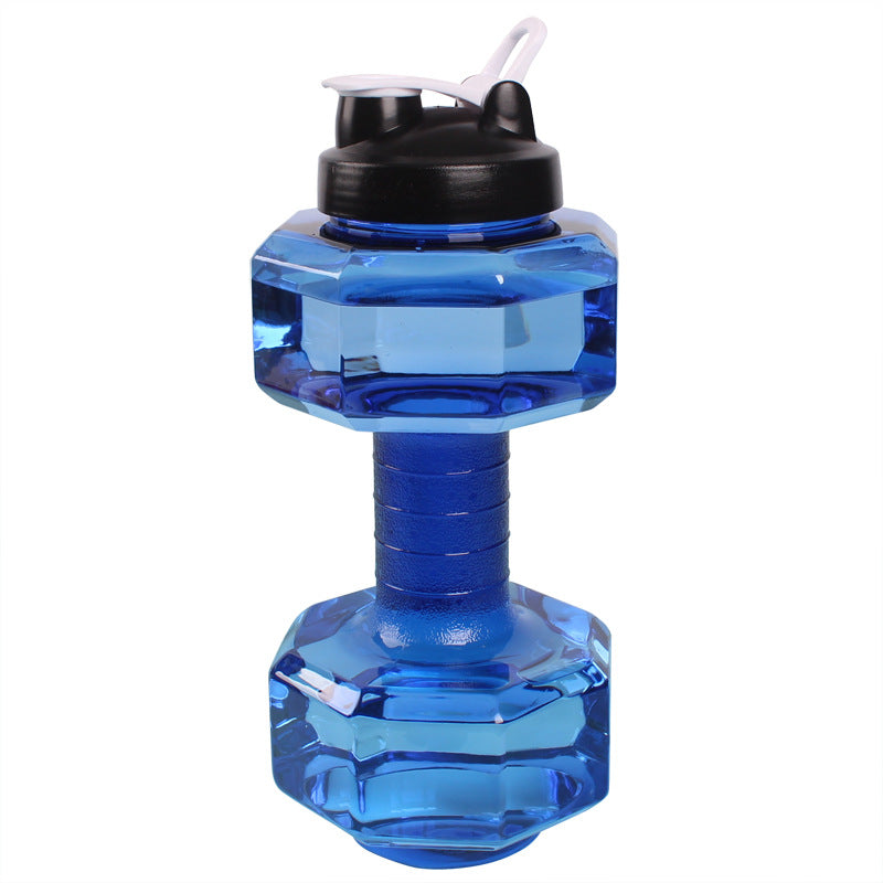 Unisex Fitness Wasserflasche in origineller Hantel-Form Brehn