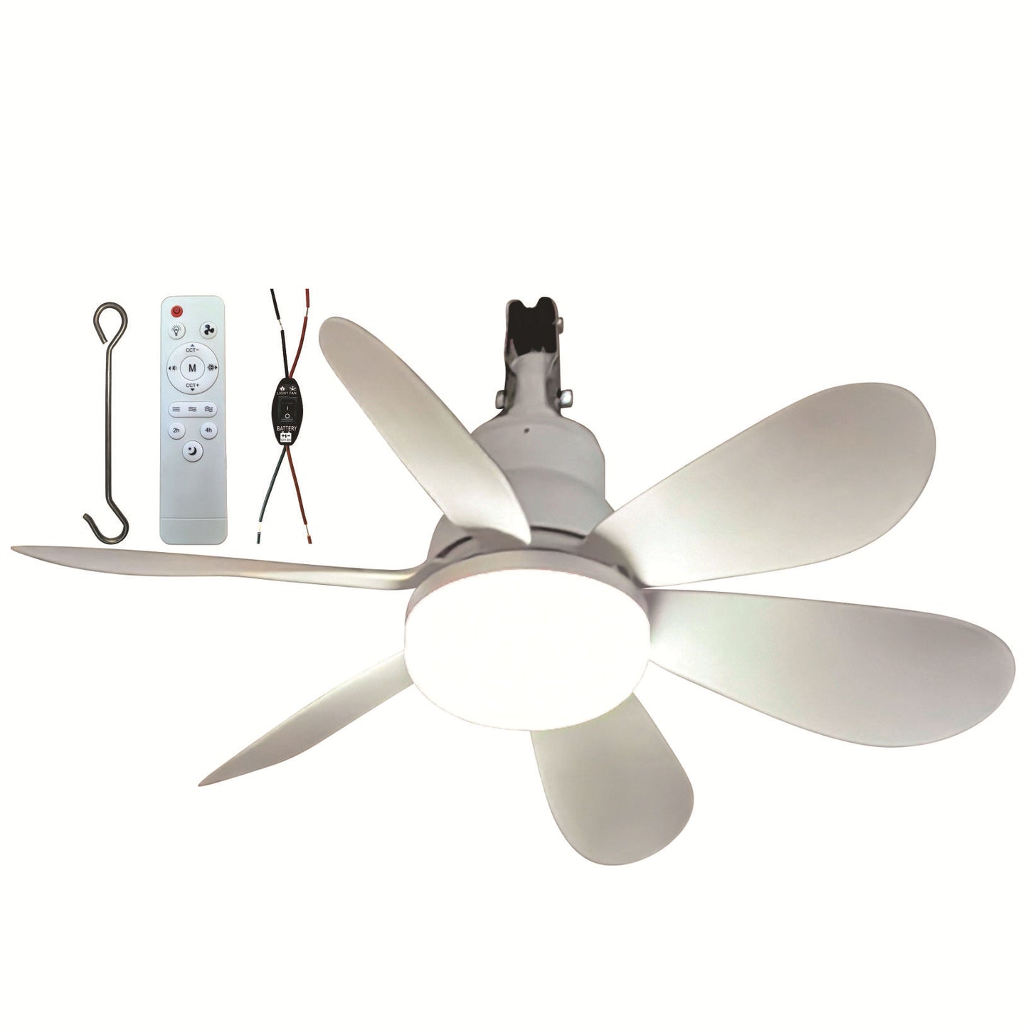 Deckenventilator mit integriertem Licht Brehn