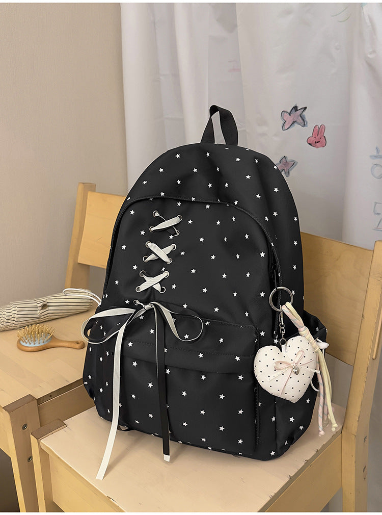 Sternenprint Dekorativer Schulrucksack Brehn
