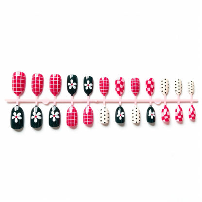 Künstlerisches Multi-Muster Nagelkunst-Set