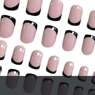 Stilvolle French Tip Gel-Nagelverstärkungen Brehn