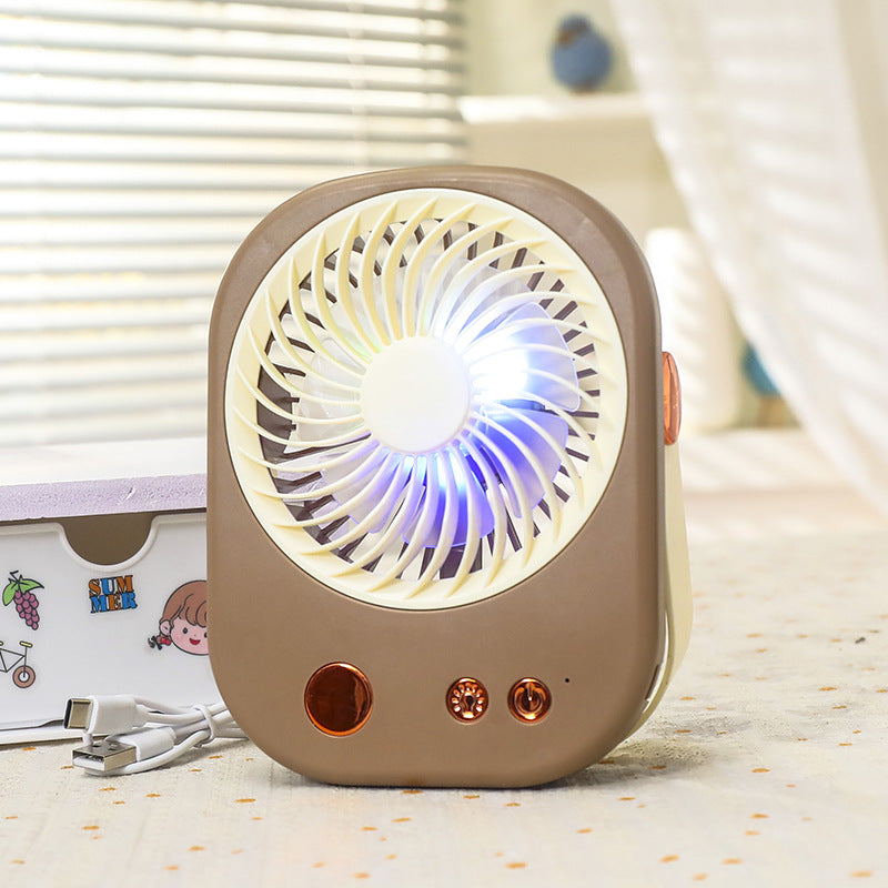 Frauen tragbarer Tischventilator mit digitaler Steuerung Brehn