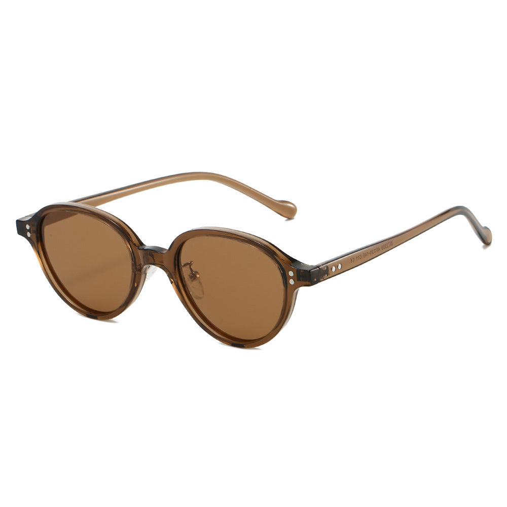 Damen Vintage-Inspirierte Sonnenbrille mit stilvollem ovalen Rahmen Brehn