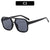 Oversized Winkelrahmen Sonnenbrille