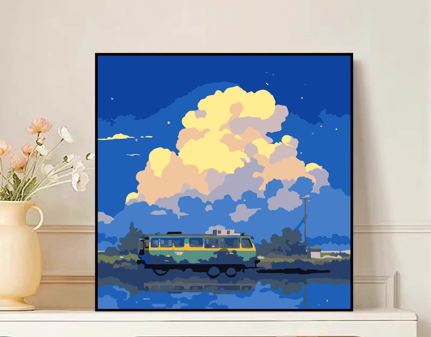 Scenic Mountain Landscape Leinwandkunst Brehn
