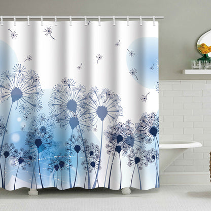 Floral Lavendel Muster Duschvorhang Brehn