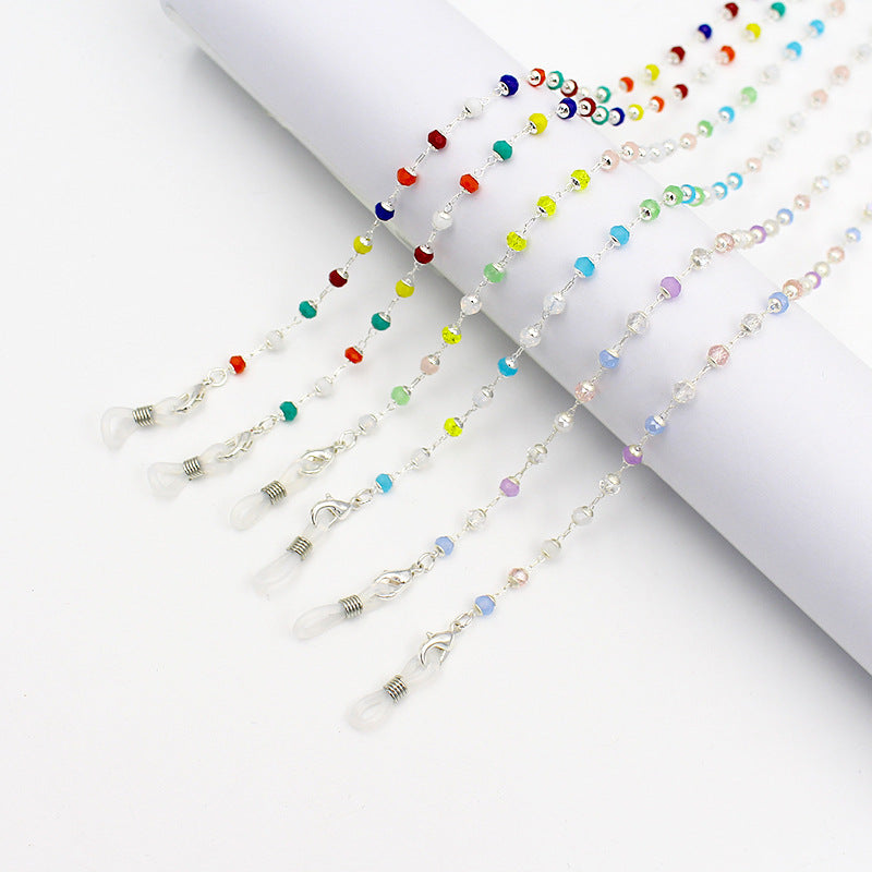 Stylische Perlen-Brillen-Kette Brehn