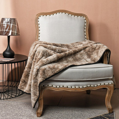 Damen luxuriöse Kuscheldecke mit samtiger Textur Brehn
