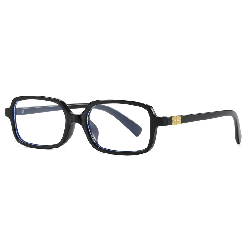 Damen modische quadratische Brille mit elegantem Kunststoffrahmen und goldenen Akzenten Brehn