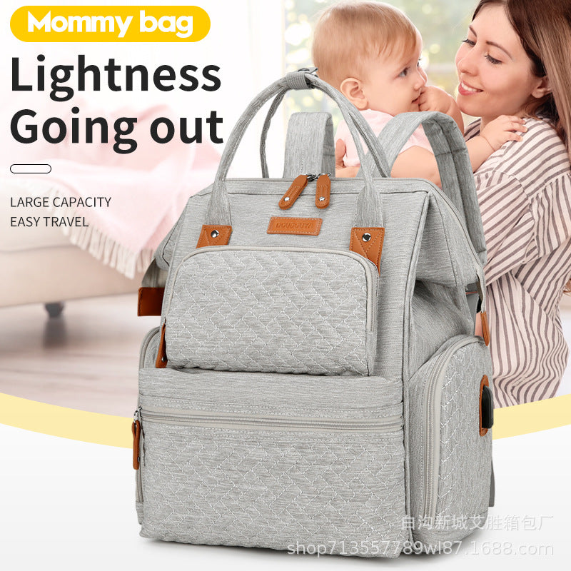 Stylische Multi-Pocket Wickeltasche Brehn