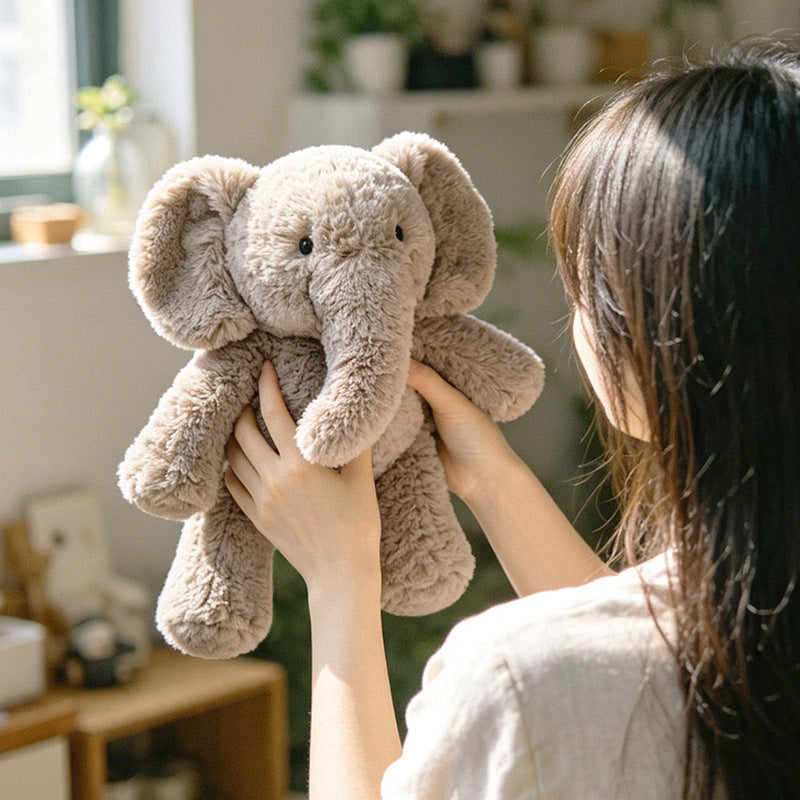 Liegender Plüsch-Elefant Körperkissen Kuscheltier Brehn