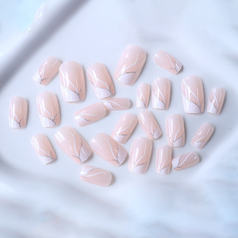 Premium French Tip Nagelverstärkungen Brehn