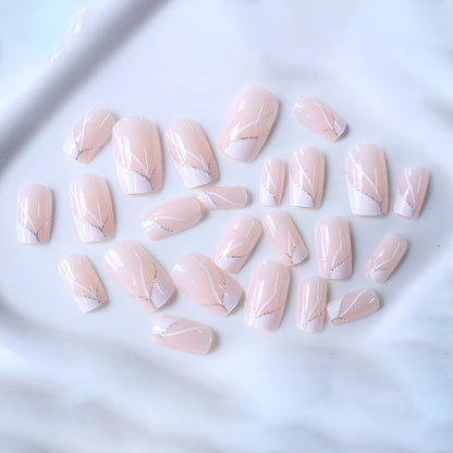 Premium French Tip Nagelverstärkungen Brehn