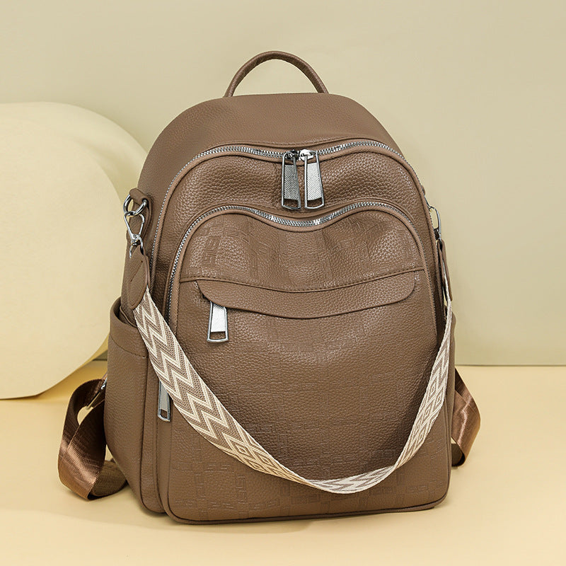 Vielseitiger Texturierter Rucksack mit mehreren Compartts Brehn