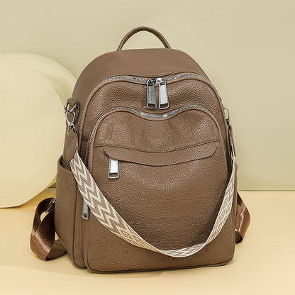 Vielseitiger Texturierter Rucksack mit mehreren Compartts Brehn