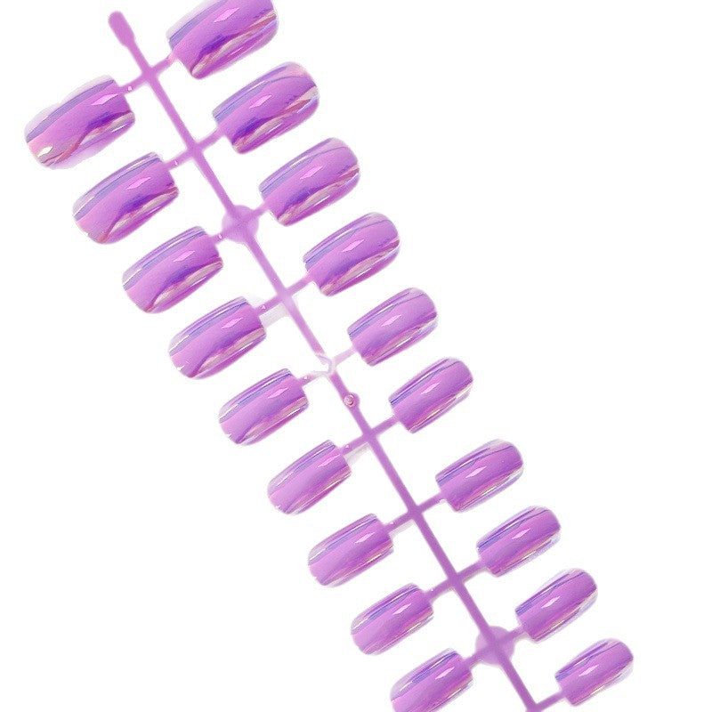 Glänzendes Ombre Aufklebenägel Set Brehn