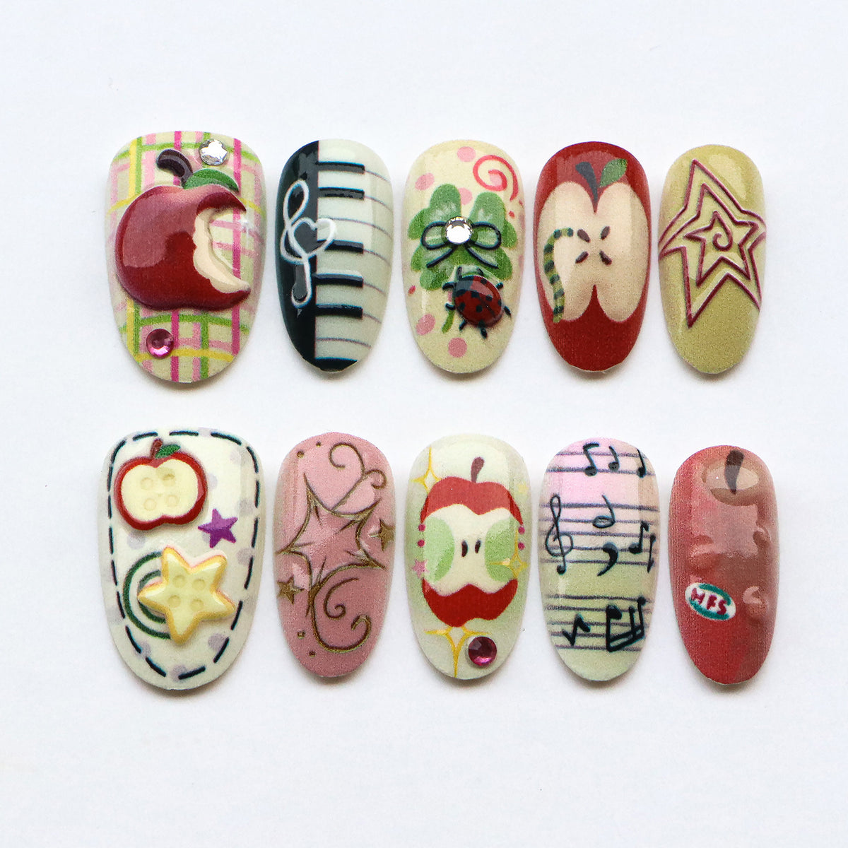 Dekorative Nagelkunst