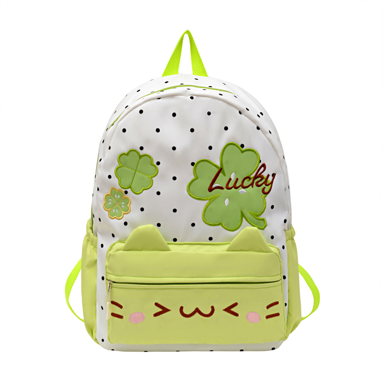 Verspielt Punkte Katze-Themen Rucksack Brehn