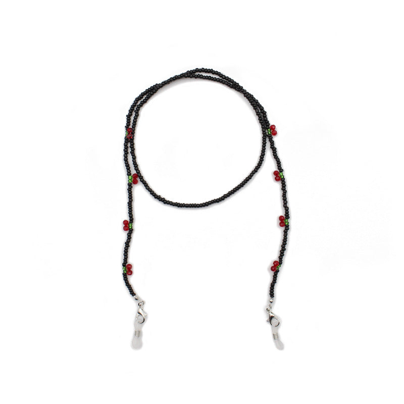 Auffällige Perlen Brille Kette Brehn