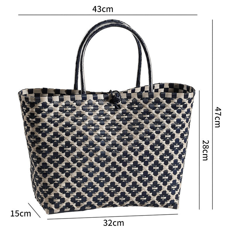 Stylische gewebte Strandtasche Brehn