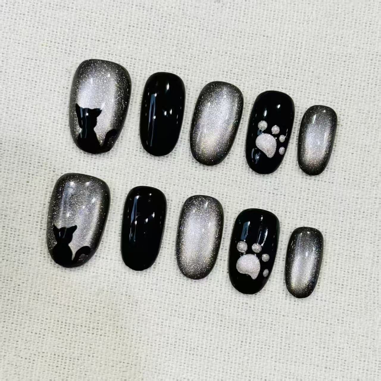 Künstlerisches Ombre Glitter Nagelkunst Set Brehn