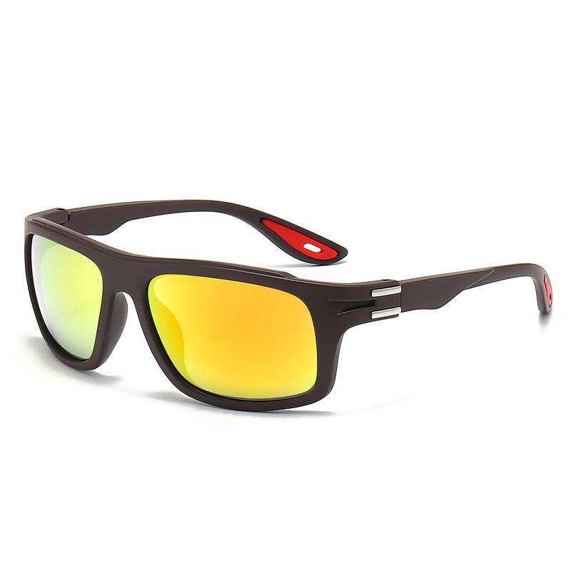 Herren Sportliche Sonnenbrille mit polarisierten Gläsern und stoßfestem Rahmen Brehn
