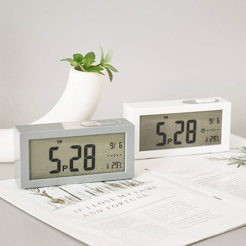 Digitaler Wecker mit Großem Kontrastierenden Led-Display und Temperaturanzeige Brehn