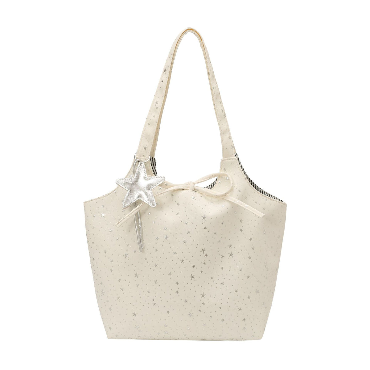 Stylische Canvas-Tote-Bag mit mehreren Taschen