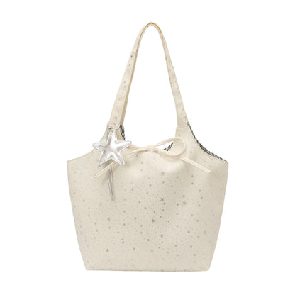Stylische Canvas-Tote-Bag mit mehreren Taschen