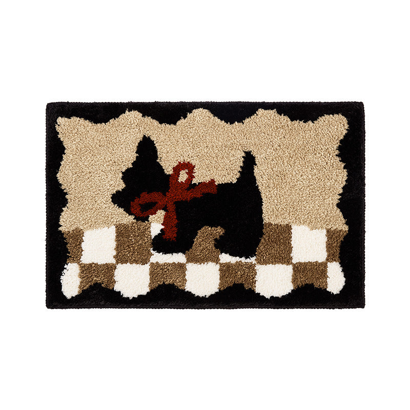 Cartoon-Hund-Themen-Badmatte