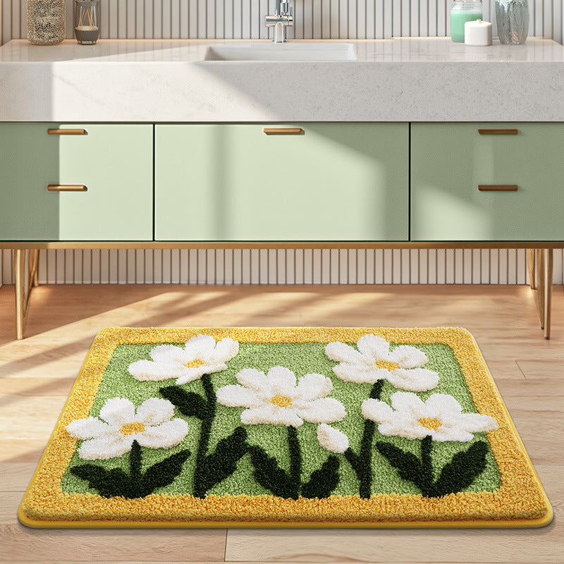 Vintage Floral Badematte Brehn