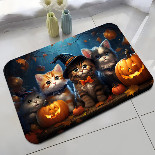 Halloween-Themen Katzendekorative Matte Brehn