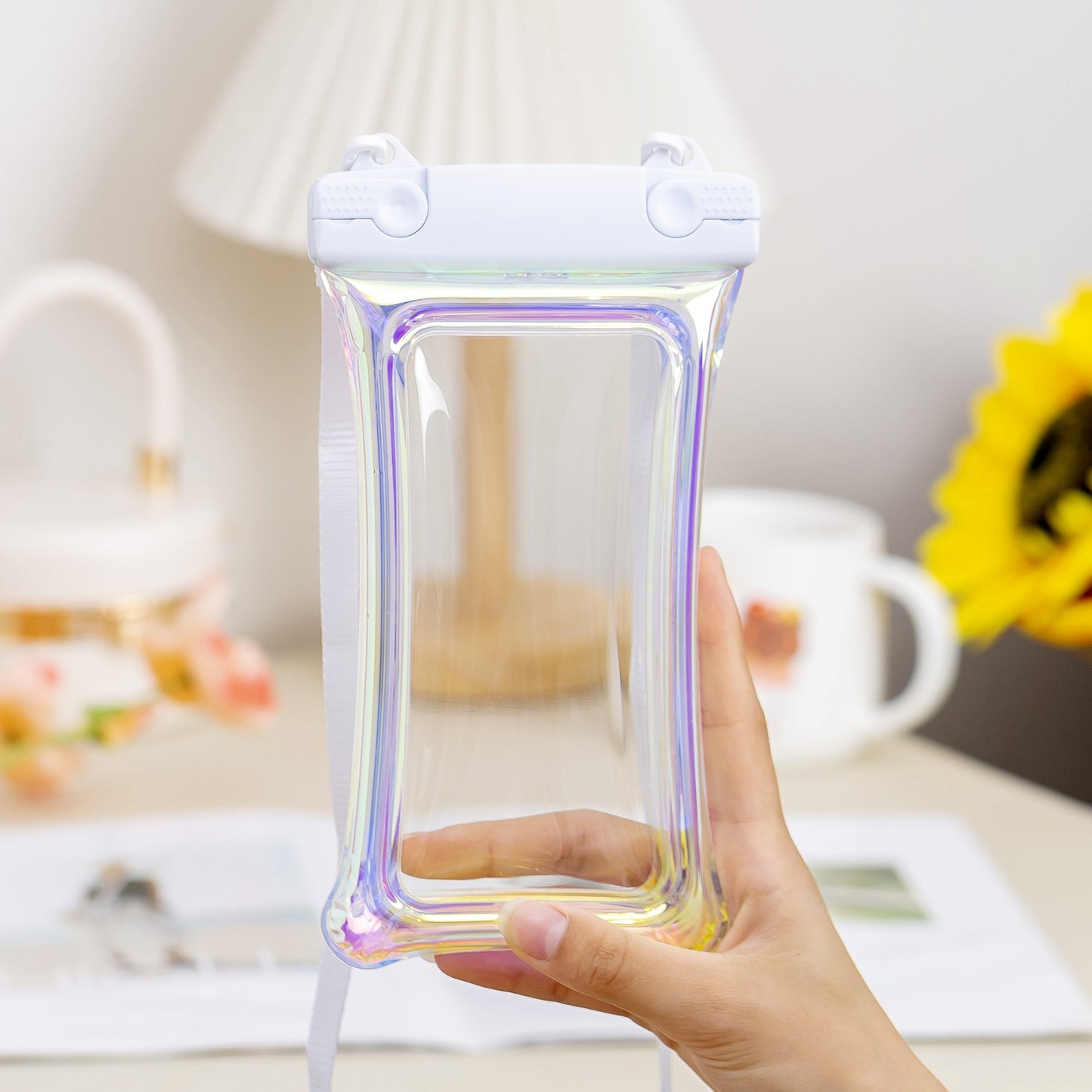 Transparente Wasserdichte Hülle mit Tragegurt Brehn