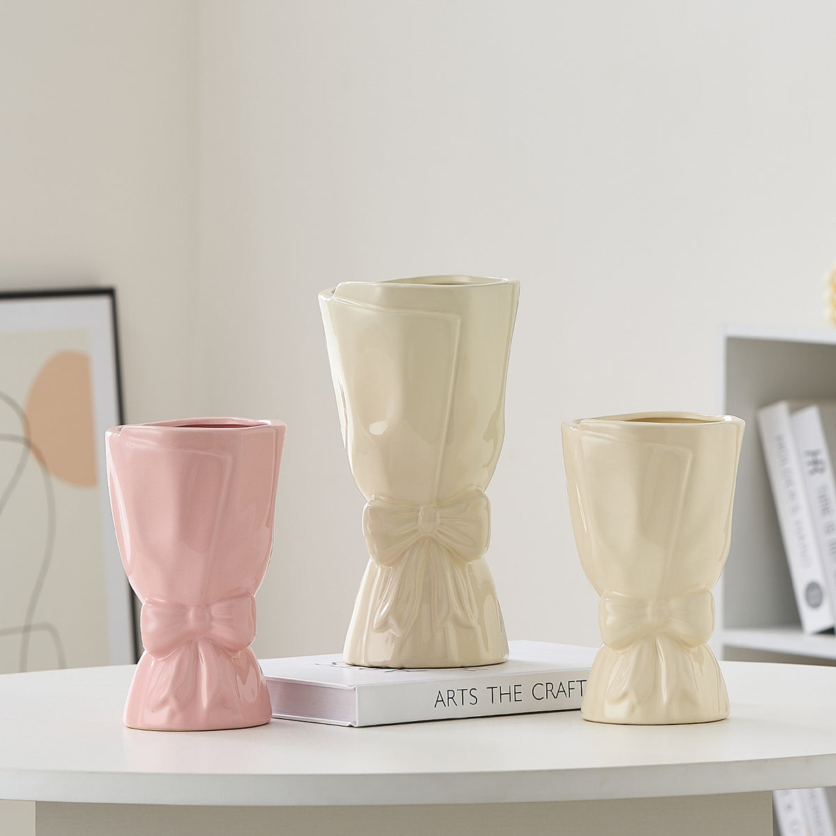Elegante Keramikblumenvase Brehn