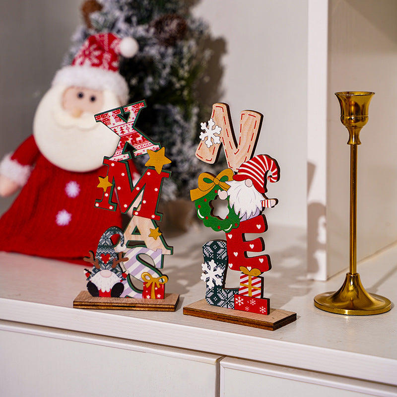 Weihnachtsdekorationsfigur im niedlichen Gnome-Design Brehn