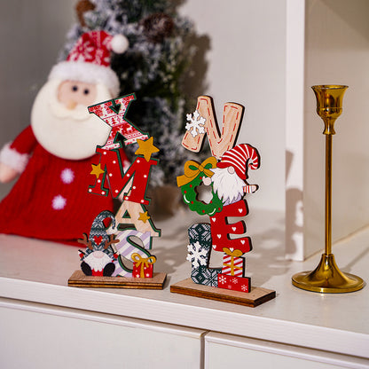 Weihnachtsdekorationsfigur im niedlichen Gnome-Design Brehn