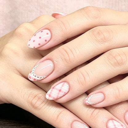 Dekorative Stiletto Nagelkunst Design Brehn