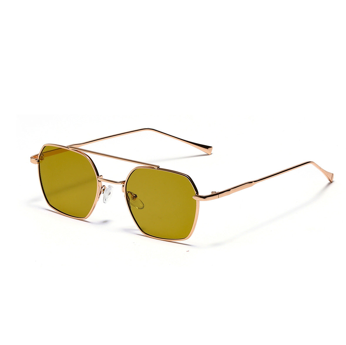 Damen filigrane Sonnenbrille mit elegantem polygonalen Rahmen Brehn