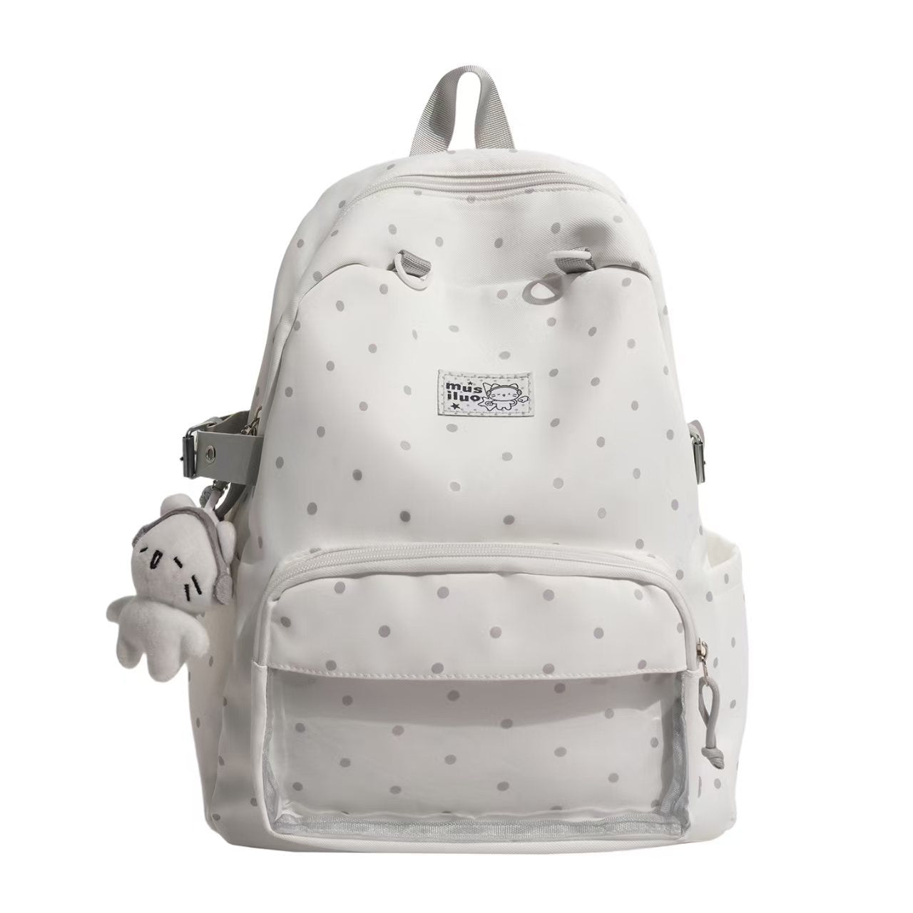 Pünktchen bestickter Rucksack Brehn