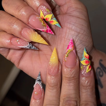 Künstlerisches Nagelvergrößerungsset