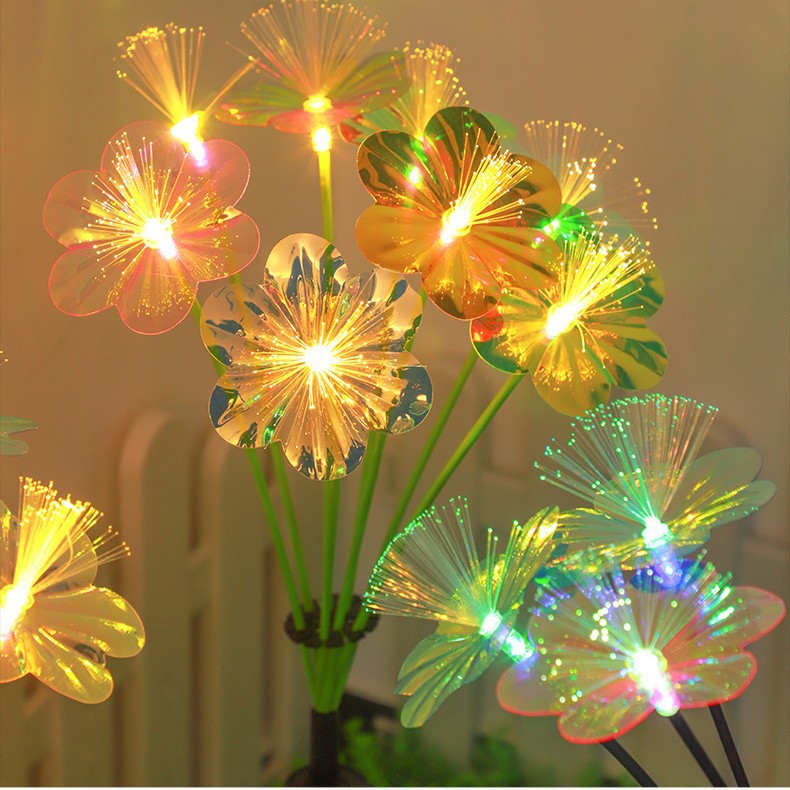 Dekorative LED-Faseroptik-Blumenstecker-Bouquet Brehn