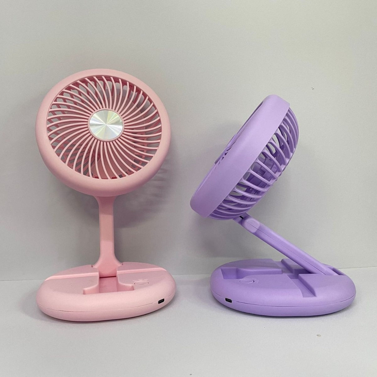 Unisex Kreativer LED Tischventilator mit drehbarem Kopf Brehn